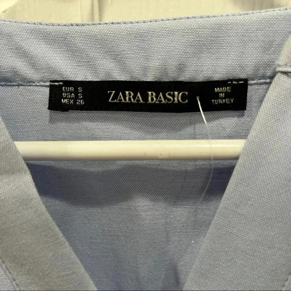 Zara Basic midi Tunic Dress with big chunky buttons and waist cinched belt❤️ - Picture 7 of 14